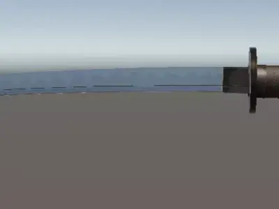 Katana Game Ready Madspark Unity Low-poly 3D model