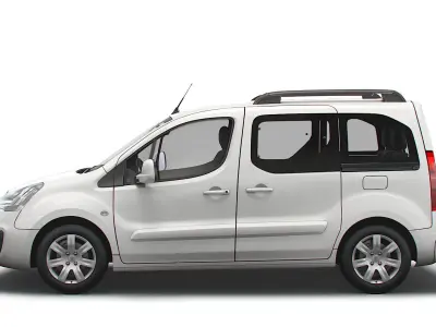Peugeot Partner Tepee 2017 3D model