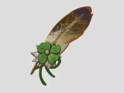 Feather by Tripo Free low-poly 3D model