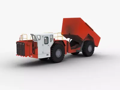 Minetruck MT2010 Low-poly 3D model