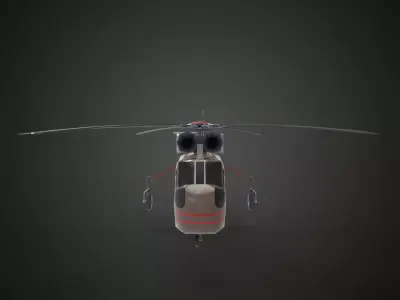  Sikorsky CH-54 3D model