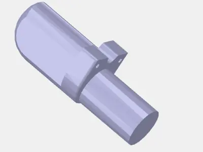 SPEARGUN HEAD Free low-poly 3D model