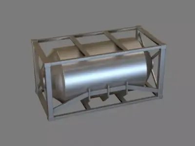 Oil Tank 3D model get