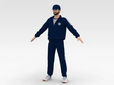 Cricket Coach V1 3D model