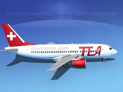 Boeing 737-300 SwissTEA 3D model
