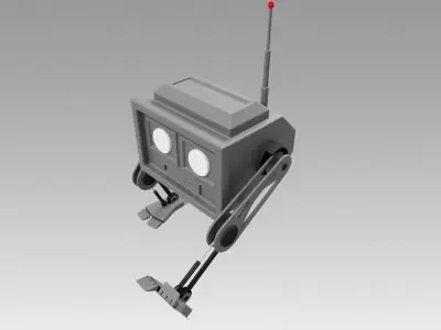 Mini robot 3D model order