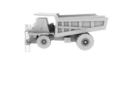 mining truck 3D model purchase