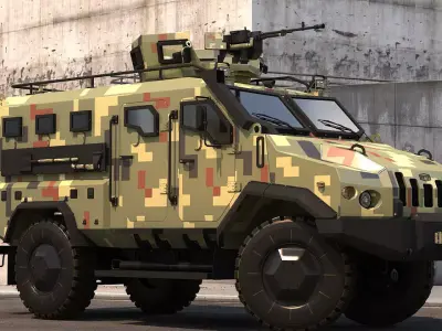 APC VARTA  whith  modul 3D model