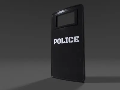 Riot Shield 3D model purchase