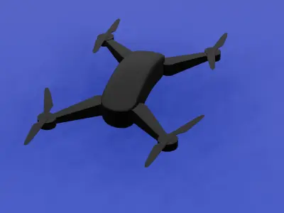 Drone2 Low-poly 3D model