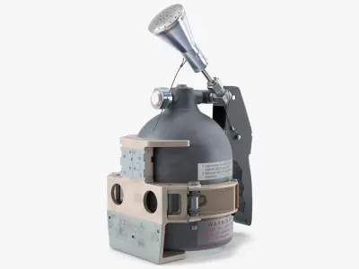 Skylab Fire Extinguisher 3D model