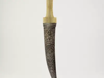 WEAPON DAGGER OTTOMAN - CGTRADER Low-poly 3D model