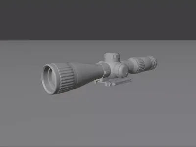 long scope 3D model