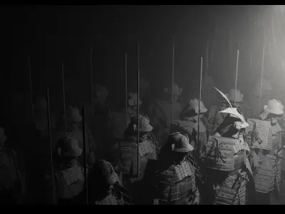 Samurai Soldier 3D CONCEPT ART model  3D model