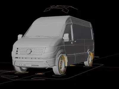 Volkswagen Crafter Panel Van 3D model