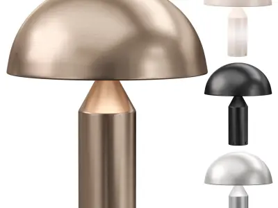  Oluce Atollo table lamp Low-poly 3D model