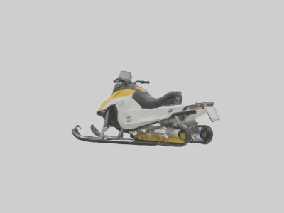 Snowmobile model 3D model