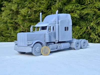 Peterbilt 389 - scale model kit for resin 3D printers 3D print model