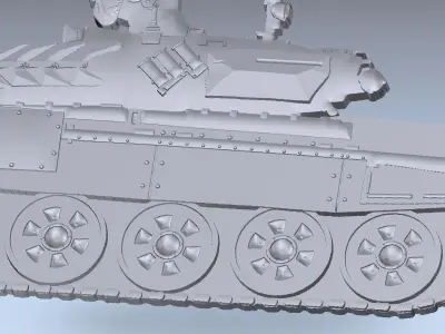 3D Design of Army Tank 3D print model