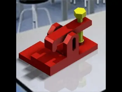 Clamping Mechanism Free 3D model