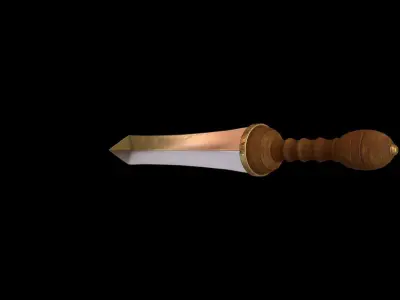 Historical Weapon - Gladius Low-poly 3D model