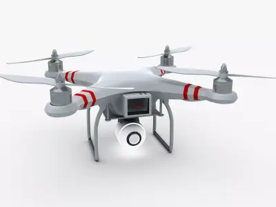 Phantom Quad Copter 3d Model 3D model