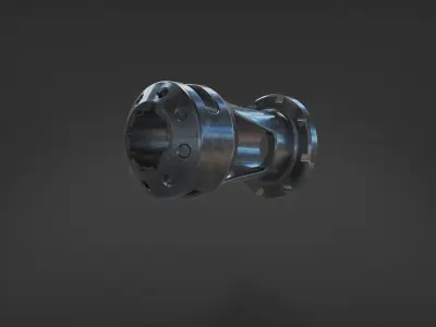 muzzle brake vol10 3D model