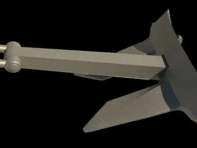 Anchor AC-14  Low-poly 3D model