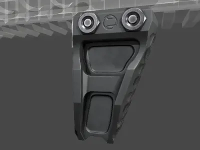 Railscales LDAG Vertical Grip Low-poly 3D model