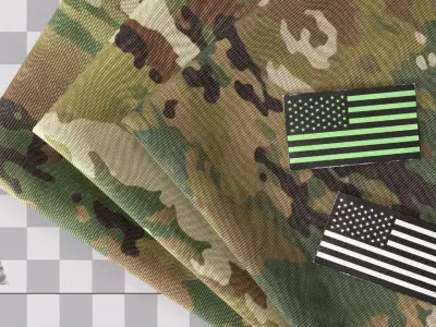 US Army OCP Camo Generator 3D model