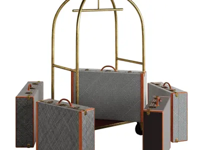 Hotel Trolley 3D model purchase