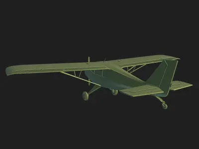 Aero Boero 115 ready to 3D printing 3D print model