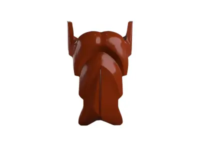 Custom3Dprint Minifigure Accessory - Minifigure Beard S1 - 01 3D print model