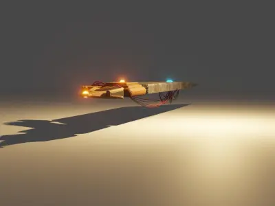 Zabuza sword Low-poly 3D model