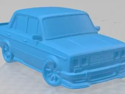 Seat 1430 1969 Cartoon Tuning Printable Car 3D print model