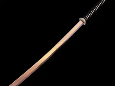 Katana Sword Low Poly Game Ready Low-poly 3D model