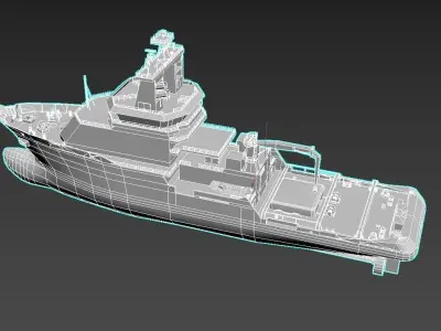 Tugboat 3D print model