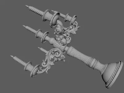 chandelier candle holder 3D model order
