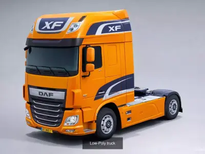 Ultimate Semi Truck 3D Collection 3D Model Pack