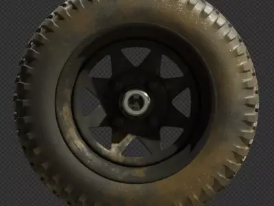 Off road wheel 3D model