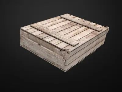Military Box 3D model purchase