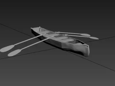 Rowboat Model 3D model