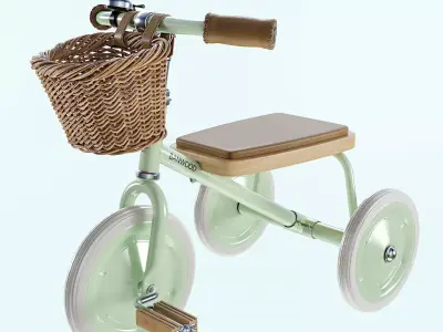 BANWOOD TRIKE Pale Mint  Child Bike Kid Bicycle 3D model