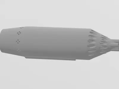 Russian UB-16-57 UMP Rocket Launcher 3D print model