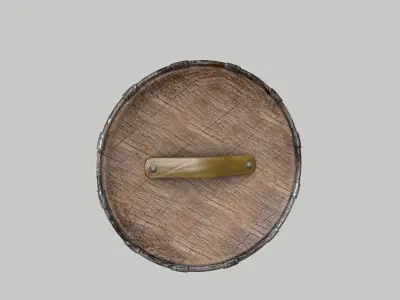 Viking Shield 001 - PBR Game-ready asset Low-poly 3D model