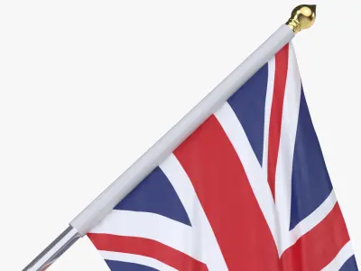  United Kingdom Cloth Flag Wall Mount Animated 
