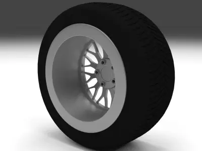 BBS rim 3D model from CGTrader