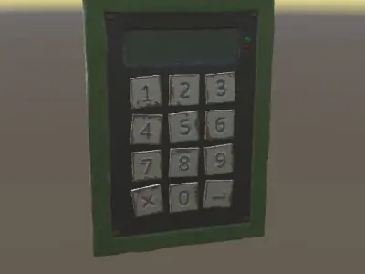 Code Lock 3D model purchase