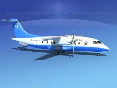 Dornier 328-130 Alliance Air 3D model