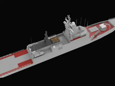 Steregushchiy class corvette 3D model